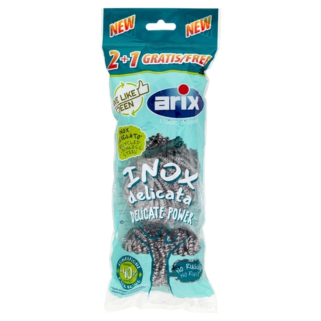 arix We Like Green Inox delicata 2+1 pz